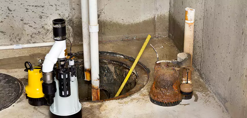 Installing Sump Pump in Finished Basement in Ronkonkoma, NY
